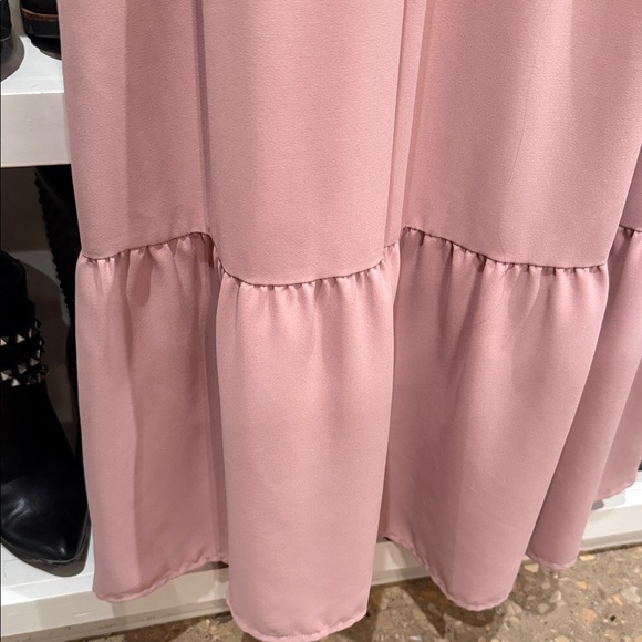 Chic Mauve Long Sleeve Maxi Dress - Picture 4 of 6